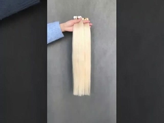 100% ผิวหนังมนุษย์ผสมเส้นผมบริสุทธิ์ 613 ผูกผมบริสุทธิ์