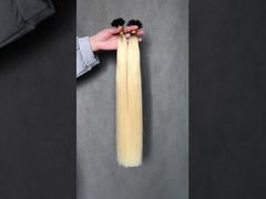 โรงงานจัดหาผมต่อแบบ Virgin Human Hair ต่อผมแบบ Pre-Bonded Flat Tip