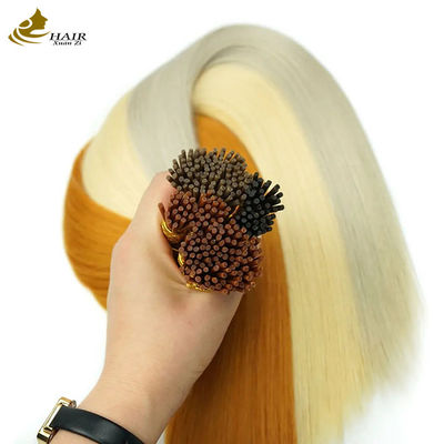 คุณภาพ  18 Inch Human Straight Prebonded Hair Extensions I Tip 50 Strands โรงงาน