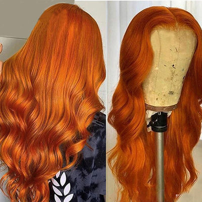 สีผมมนุษย์ สีผมหน้า 13*4 4*4 สีผมธรรมชาติตรง สีผมตรง สีผมเต็ม