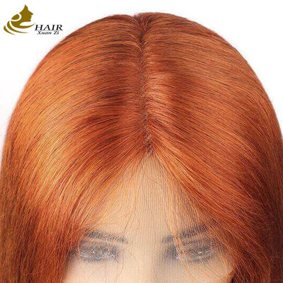 สีผมมนุษย์ สีผมหน้า 13*4 4*4 สีผมธรรมชาติตรง สีผมตรง สีผมเต็ม