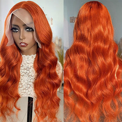 สีผมมนุษย์ สีผมหน้า 13*4 4*4 สีผมธรรมชาติตรง สีผมตรง สีผมเต็ม