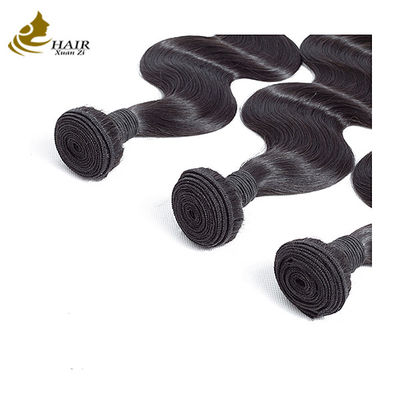 สายผมผสมผสาน มารดา Remy Hair Bundle สีดําธรรมชาติ
