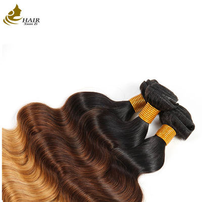 รูปร่าง Ombre Body Wave ผมบริสุทธิ์บราซิล สายผสมผมมนุษย์