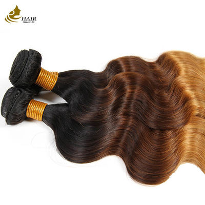 รูปร่าง Ombre Body Wave ผมบริสุทธิ์บราซิล สายผสมผมมนุษย์