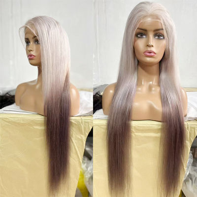 ผ้าใบใหม่ หญิง ผ้าใบแฟชั่นยุโรปและอเมริกา สีชันในผมยาว สายตรง สีเด่น สีน้ําตาลทอง สายเคมี สายใย หัว หญิง