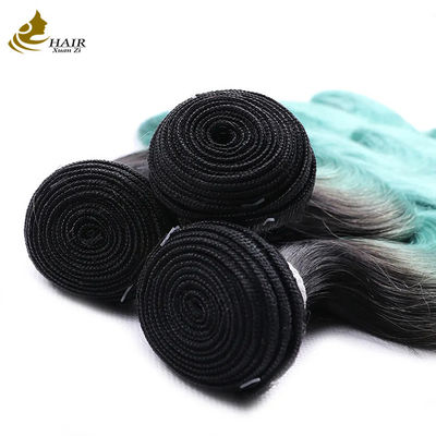 ขายตรงจากโรงงาน หัวผมมนุษย์บริสุทธิ์เวียดนาม 1b / สีน้ําเงิน สายผมตรง