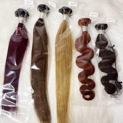 ไม่ผ่านการแปรรูป บราซิล สายตรง Wholesale Ombre Human Hair Extensions Weave Bundles