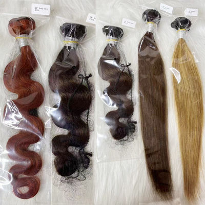 ไม่ผ่านการแปรรูป บราซิล สายตรง Wholesale Ombre Human Hair Extensions Weave Bundles