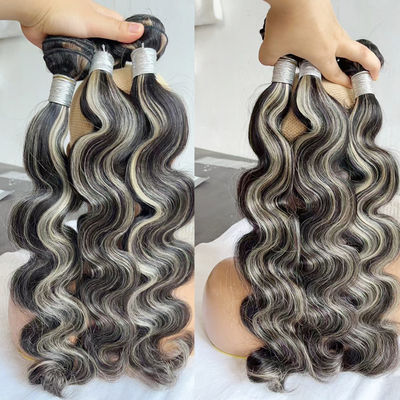 ไม่ผ่านการแปรรูป บราซิล สายตรง Wholesale Ombre Human Hair Extensions Weave Bundles