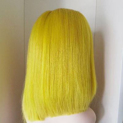 13X4 4X4 13X6 ผ้าพันคอ หน้าผาก Raw บราซิล Virgin หัวมนุษย์ Wig สั้น Bob Wig