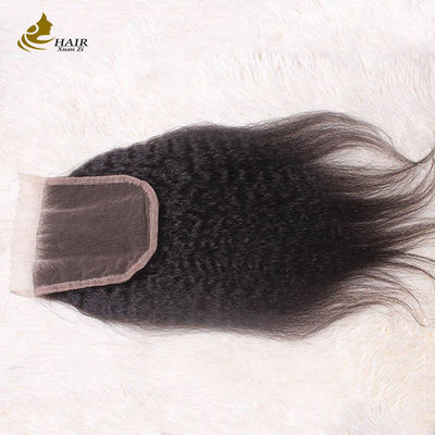 ขายปลีก สีดําธรรมชาติ สีผิวหนังสอดคล้อง สาวอินเดีย Kinky สายตรง Human Hair Bundles