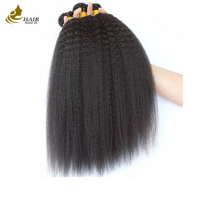 บราซิล เนื้อเยื่อ Yaki หัวผมคนตรง Kinky สายตรง Bundles หนา Bundles