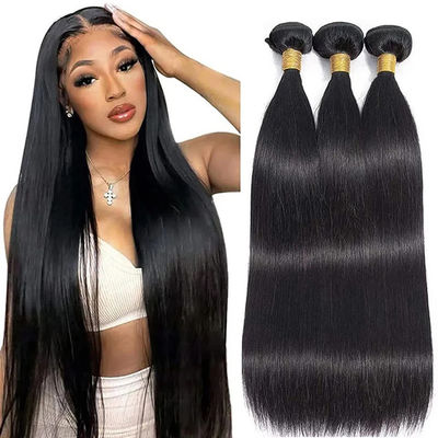สายผมผสมผสาน มารดา Remy Hair Bundle สีดําธรรมชาติ