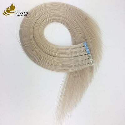 60 เส้นผมมนุษย์ PU เทป Hair Extension With Tangle Free Design การออกแบบแบบที่ไม่ยุ่งยาก