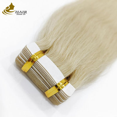 60 เส้นผมมนุษย์ PU เทป Hair Extension With Tangle Free Design การออกแบบแบบที่ไม่ยุ่งยาก