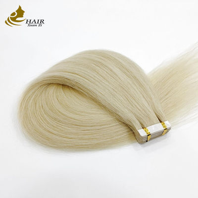 60 เส้นผมมนุษย์ PU เทป Hair Extension With Tangle Free Design การออกแบบแบบที่ไม่ยุ่งยาก