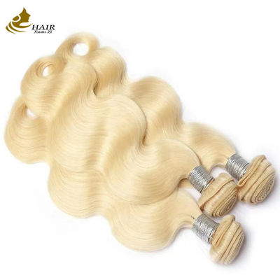 ผมมนุษย์ชาวบราซิล สีคลื่นร่างกาย สีเงา 613 Remy ขยายผมมนุษย์