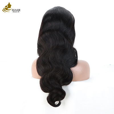 ผู้ขายขายยอดขาย 6*6 ผ้าขัดหน้า สีบริเวณศรีผมมนุษย์ สีดําธรรมชาติ
