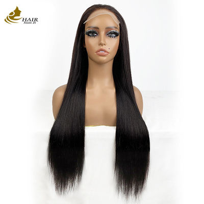 ผู้ขายขายยอดขาย 6*6 ผ้าขัดหน้า สีบริเวณศรีผมมนุษย์ สีดําธรรมชาติ