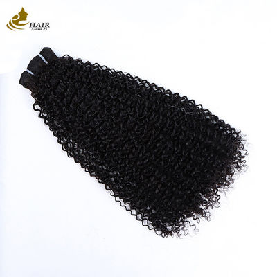 โรงงานคิวติกุล สะดวก ไวเวียดนามดิบ 100% Virgin Double Draw Afro Curly Human Hair Bundle
