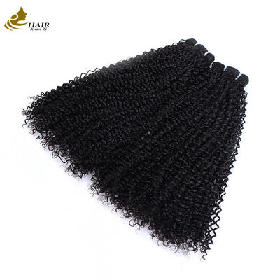 โรงงานคิวติกุล สะดวก ไวเวียดนามดิบ 100% Virgin Double Draw Afro Curly Human Hair Bundle
