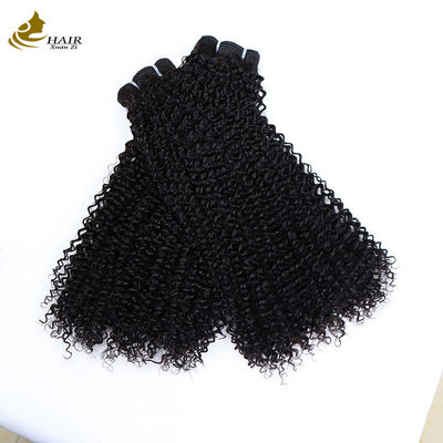 โรงงานคิวติกุล สะดวก ไวเวียดนามดิบ 100% Virgin Double Draw Afro Curly Human Hair Bundle