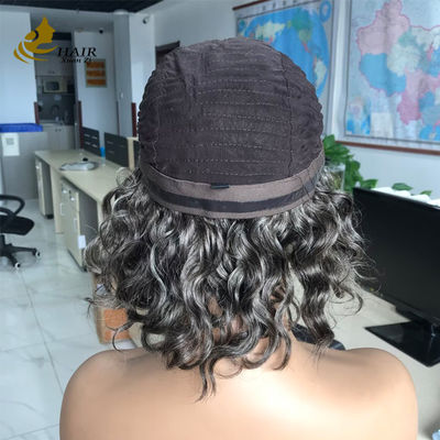 พร้อมที่จะใส่ ผ้าใบ Wig Hd ผิวหน้า ผ้าใบ Wig ผมมนุษย์