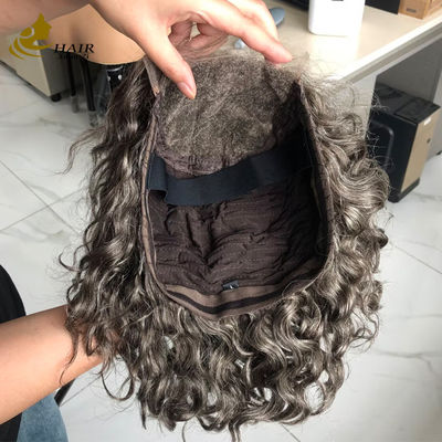พร้อมที่จะใส่ ผ้าใบ Wig Hd ผิวหน้า ผ้าใบ Wig ผมมนุษย์