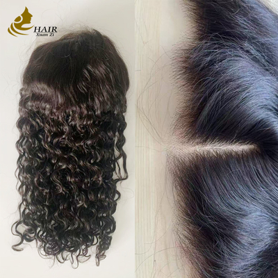 วิกผมลูกไม้เต็มหน้าแบบ Glueless 13*6 HD Water Wave สีดำธรรมชาติ 20 นิ้ว ความหนาแน่น 250% พร้อมแนวผมธรรมชาติ