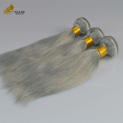 100% Virgin Ombre ขยายผมมนุษย์ Invisi เทปสีเทา