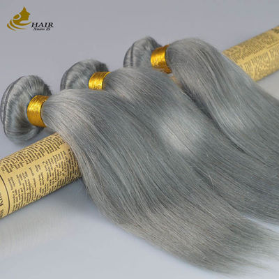 100% Virgin Ombre ขยายผมมนุษย์ Invisi เทปสีเทา
