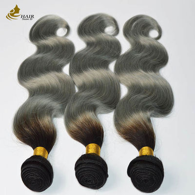 สีบราซิลเนียมผม 24 นิ้ว Hair Extensions Bundles สายใย
