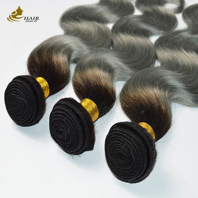 สีบราซิลเนียมผม 24 นิ้ว Hair Extensions Bundles สายใย