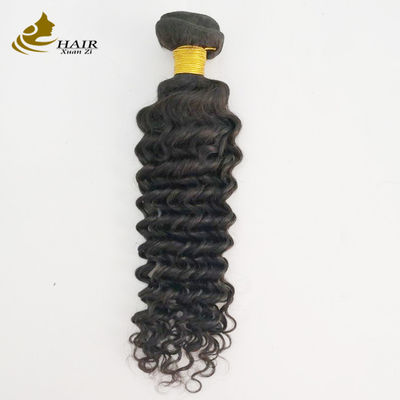 สายคลื่นลึก บราซิล สายคลื่นลึก พวงพันธุ์ผมธรรมชาติ ผ้าใบขี้ผม 12A เกรด