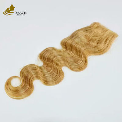 สีน้ําตาล Remy Ombre ขยายผมมนุษย์ ร่างกายคลื่น Bundles ด้วยปิดเชือก