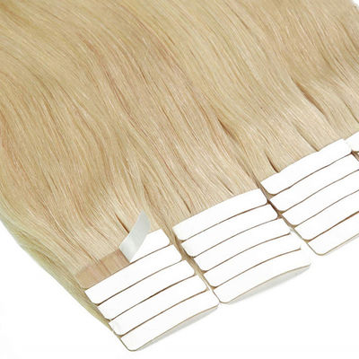 เทปติดต่อสองด้านใน Hair Extensions Hybrid Weft Extensions การขยายเส้นผมแบบ Hybrid Weft