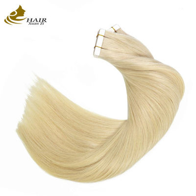 เทปติดต่อสองด้านใน Hair Extensions Hybrid Weft Extensions การขยายเส้นผมแบบ Hybrid Weft