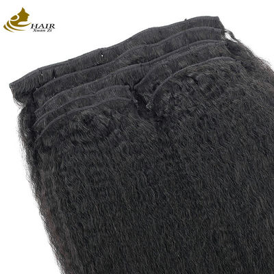 คลิปผมมนุษย์บริสุทธิ์ 100% คลิปในขยายผม