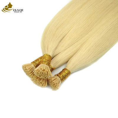 OEM Keratin I Tip การขยายเส้นผมที่ผูกไว้ก่อน 50 สาย / แพ็ค