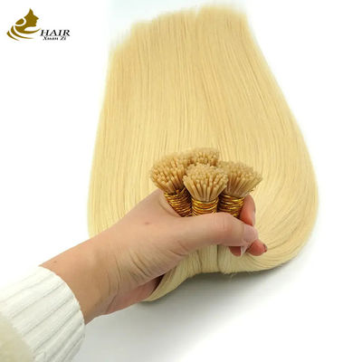 OEM Keratin I Tip การขยายเส้นผมที่ผูกไว้ก่อน 50 สาย / แพ็ค