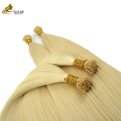OEM Keratin I Tip การขยายเส้นผมที่ผูกไว้ก่อน 50 สาย / แพ็ค