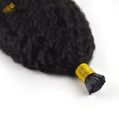 ไมโครลุป แบน Prebonded Hair Extensions คินกี้ สายตรง หัวผมมนุษย์