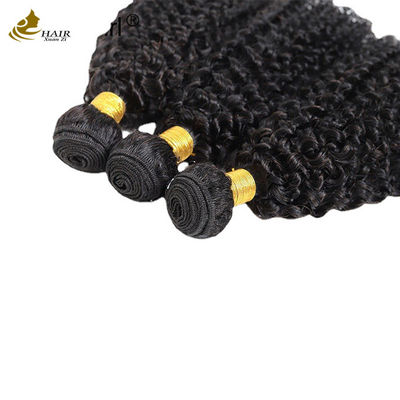 คอร์ลลี่ โวล์ฟ ไวฟ์ ผ้าขนยืดผม Afro Kinky Bundles สีดําธรรมชาติ