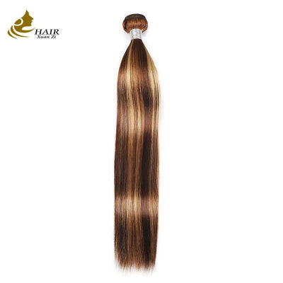 ปียานโป 4/27 Ombre Human Hair Extensions ไฮไลท์ 100 แผ่นผมมนุษย์บริวาร