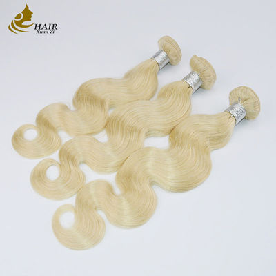 หัวผมคนตรง สีผมบราซิล สายผมบลอนด์ Browm Remy สายผม Double Weft Extensions