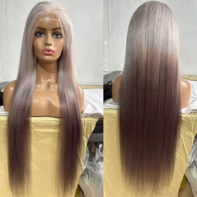 ผ้าใบใหม่ หญิง ผ้าใบแฟชั่นยุโรปและอเมริกา สีชันในผมยาว สายตรง สีเด่น สีน้ําตาลทอง สายเคมี สายใย หัว หญิง