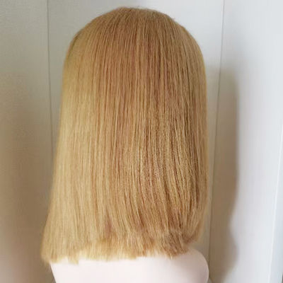 13X4 4X4 13X6 ผ้าพันคอ หน้าผาก Raw บราซิล Virgin หัวมนุษย์ Wig สั้น Bob Wig