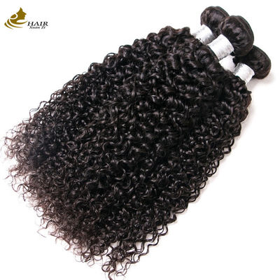 ขายปลีก Remy หัวผมมนุษย์ Kinky Curl Hair Weft Bundles ราคาถูก บราซิล หัวผมมนุษย์