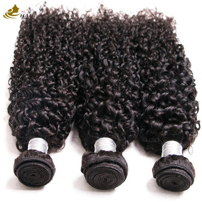 ขายปลีก Remy หัวผมมนุษย์ Kinky Curl Hair Weft Bundles ราคาถูก บราซิล หัวผมมนุษย์